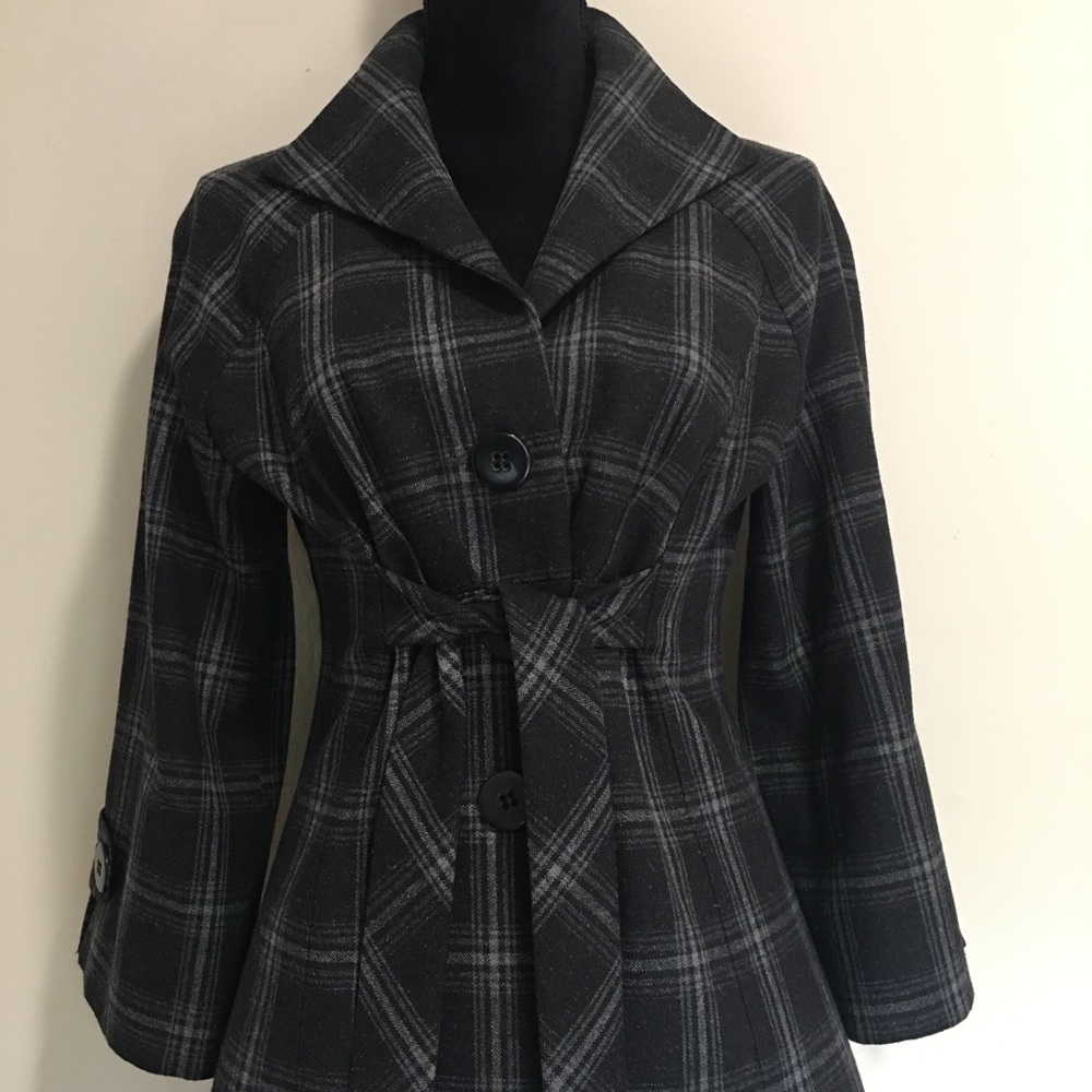 Gray Periphery blazer coat